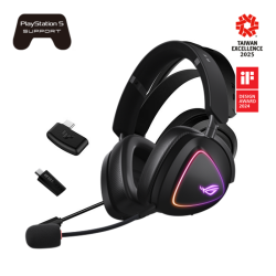 ASUS ROG Delta II Wireless Gaming Headphone - Black | 90YH03W0-BHUA00 ASUS ROG Delta II Wireless Gaming Headphone - Black | 90YH03W0-BHUA00